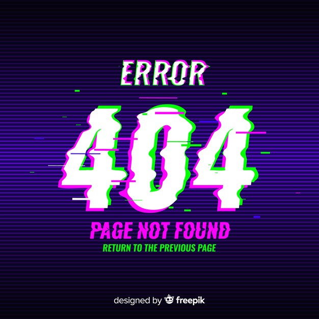 Vettore gratuito errore 404 background