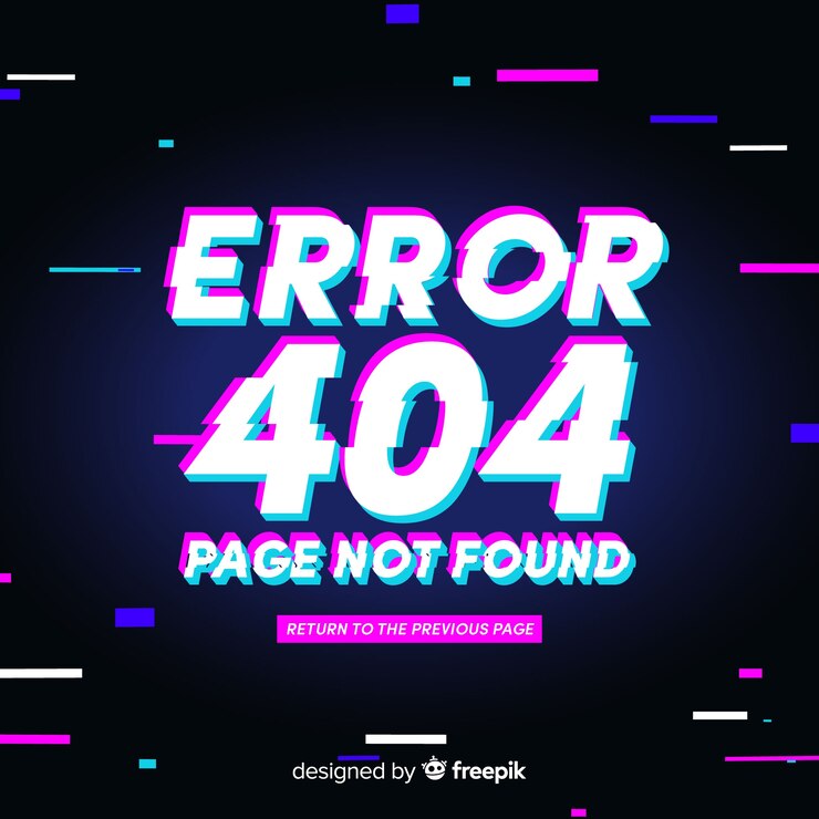Free Vector error 404 background