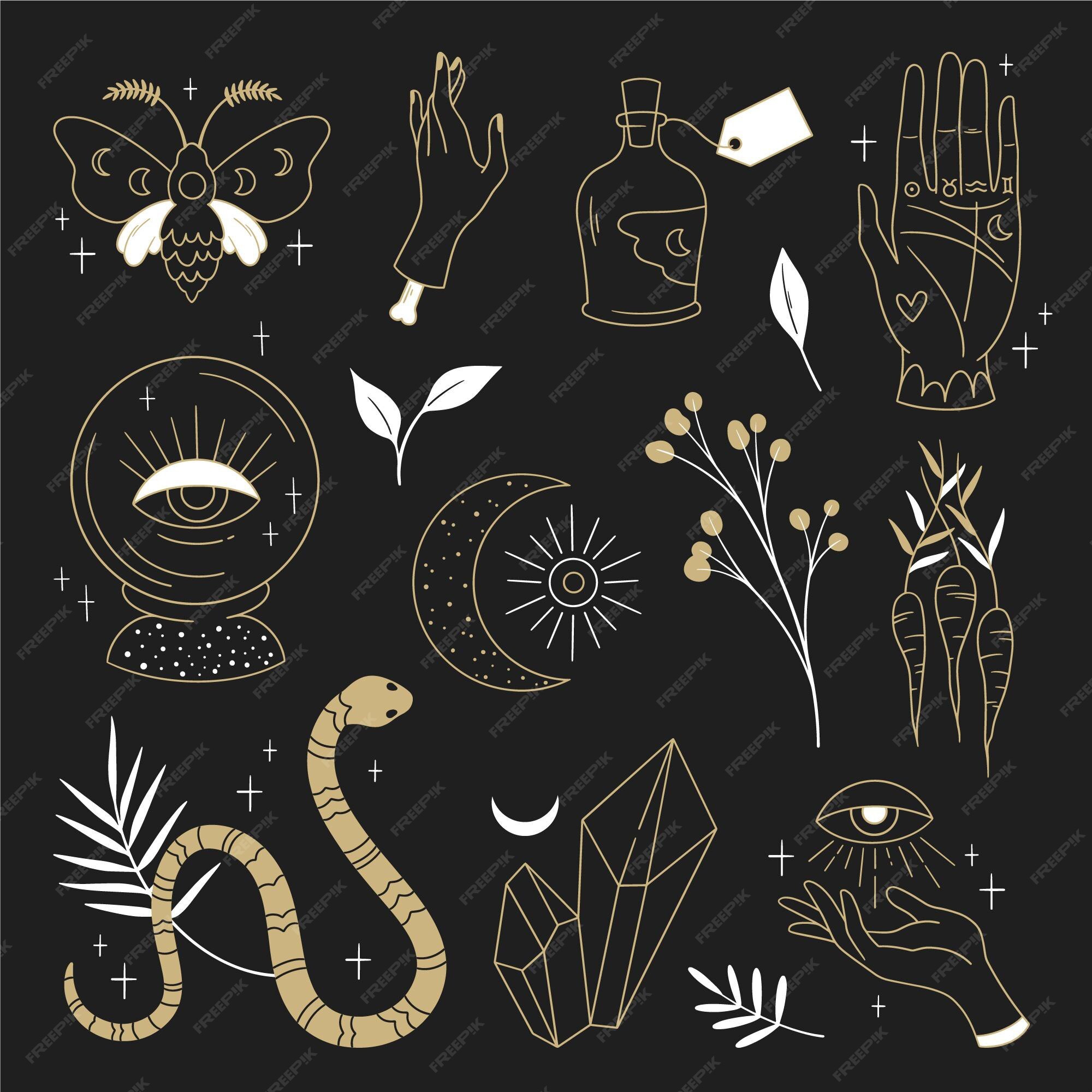 Black magic Vectors & Illustrations for Free Download | Freepik