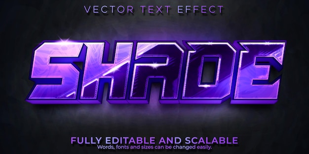 Esport text effect, editable game and neon text style Free Vector