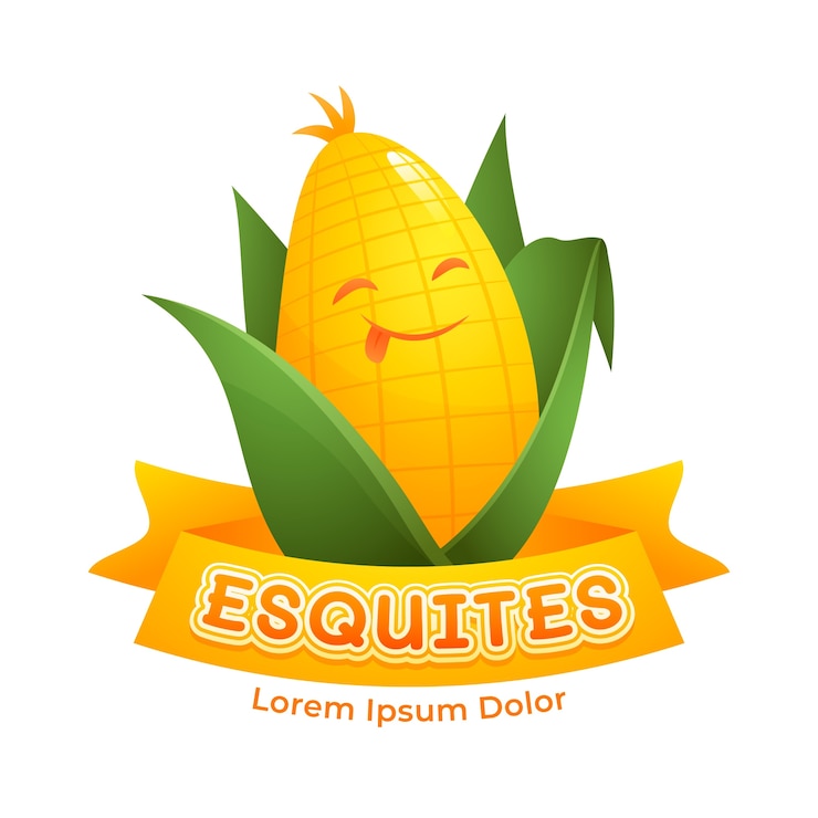 Free Vector esquites logo design template