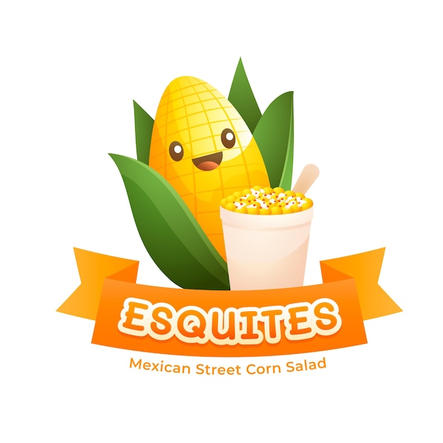 Esquites 로고 디자인 템플릿