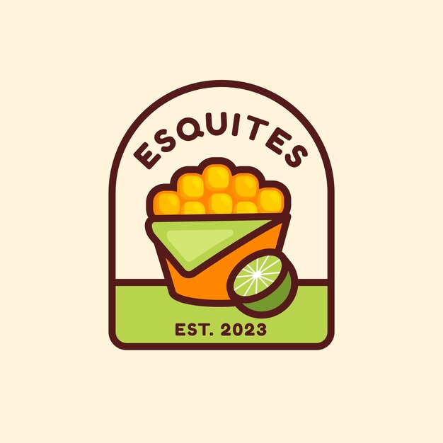 Шаблон дизайна логотипа Esquites