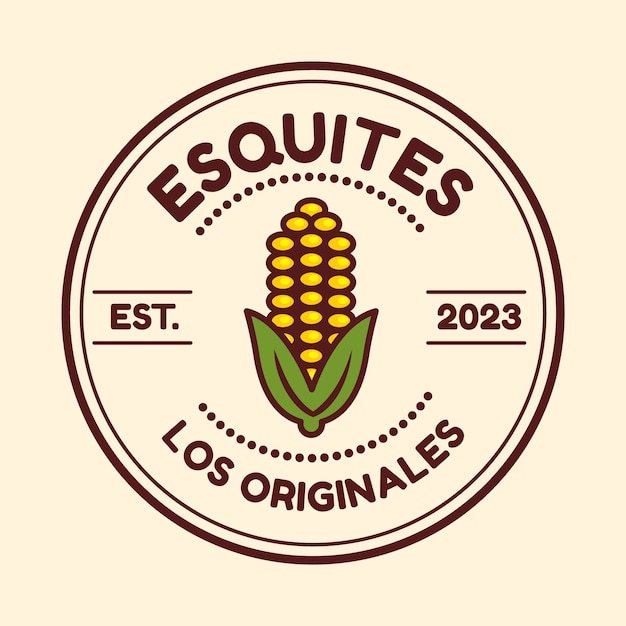 Бесплатное векторное изображение Шаблон дизайна логотипа esquites
