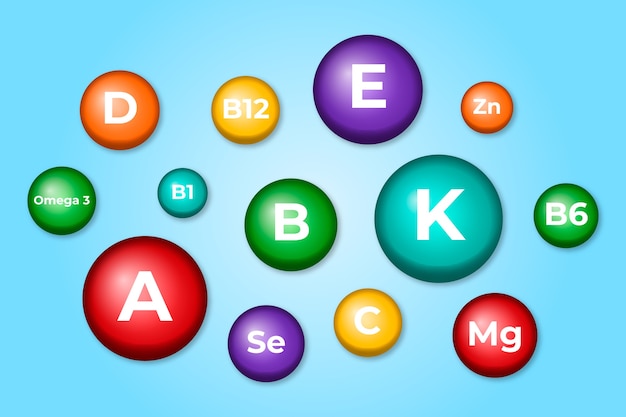 Collezione essenziale di vitamine e minerali