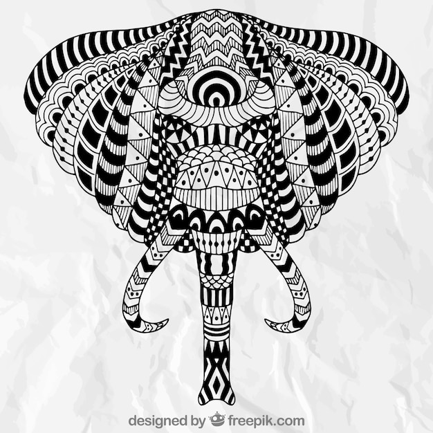 Free vector ethnic elephant