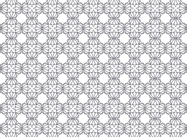 Ethnic floral seamless pattern background