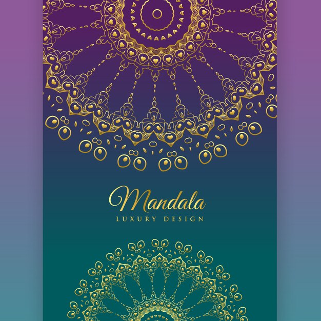 ethnic mandala decoration background design