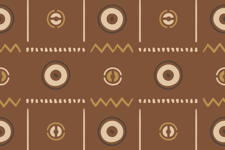Free Vector ethnic pattern background, colorful seamless geometric design, vector