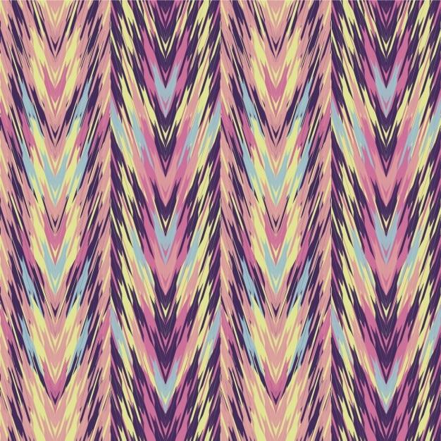 Free vector ethnic pattern in pastel colors