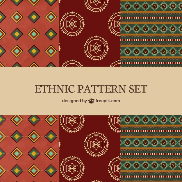 Ethnic patterns set