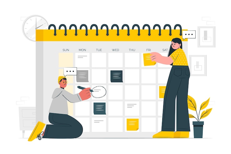 Free Vector events concept illustration