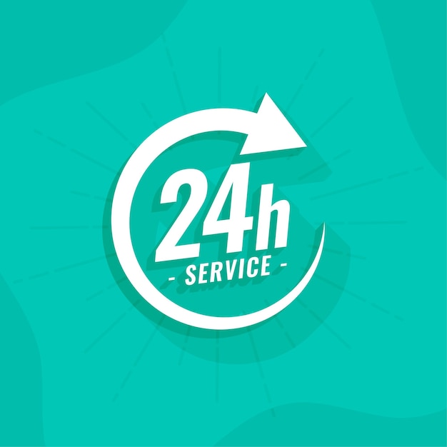 Everyday twenty hours service availability background