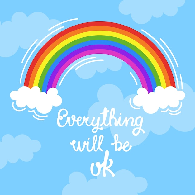 Everything will be ok lettering