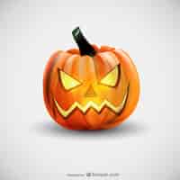 Vettore gratuito male halloween pumpkin vector