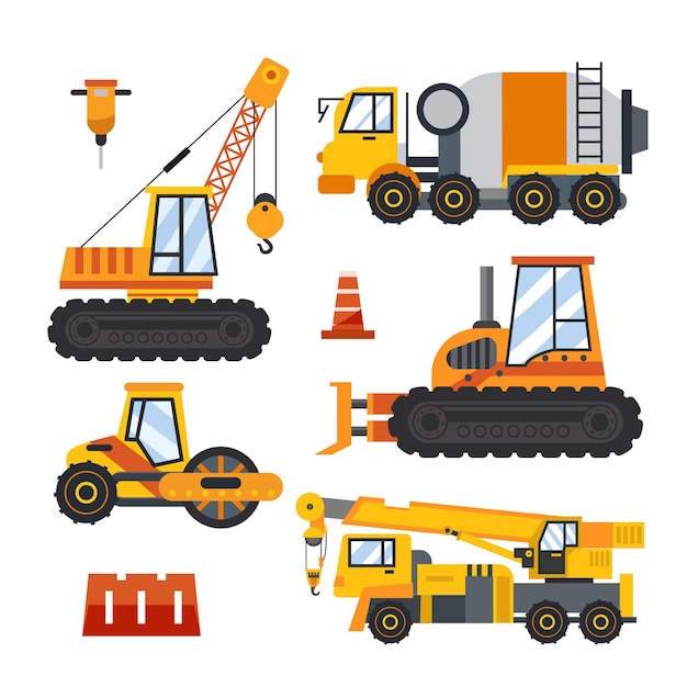 Excavator collection elements concept