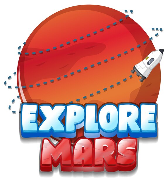火星の単語のロゴデザインを探る