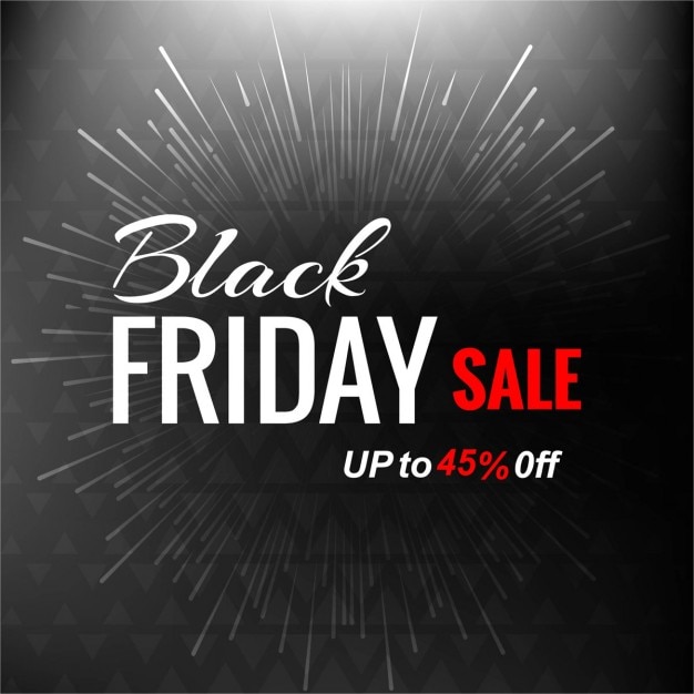 Free vector explosive background for black friday sales