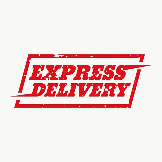 Express delivery sign
