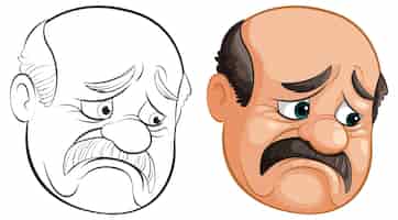 Free vector expressions of sorrow and concern