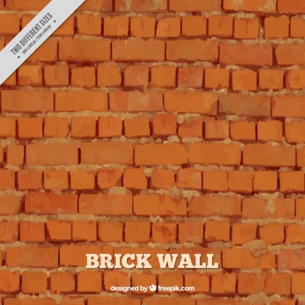 Free Vector exterior brick wall