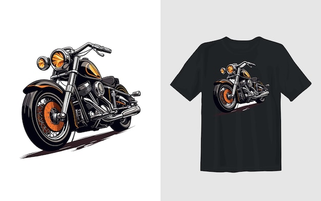 Extreme dirt bike cartoon vector illustration biker t shirt design