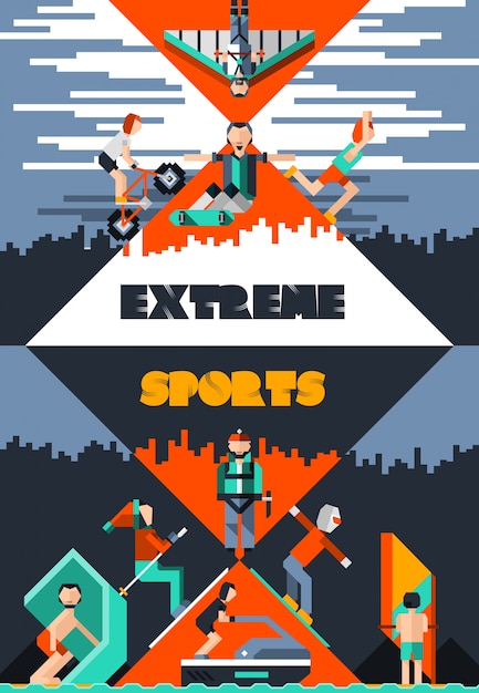 Extreme sports poster