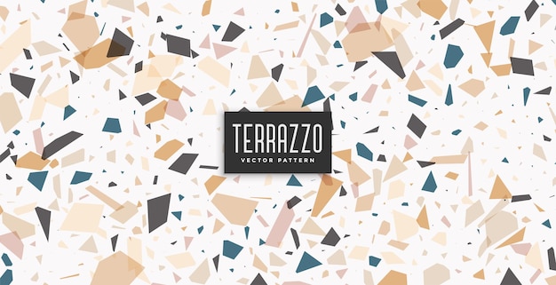 Eye-catching Abstract Terrazzo Texture Background Vector Templates