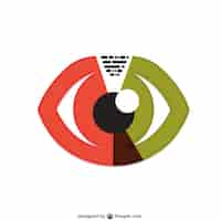 Free vector eye conceptual vector