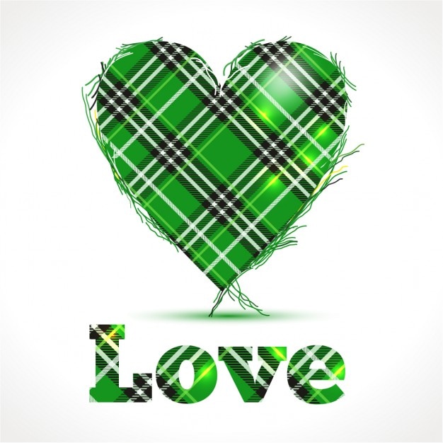 Free vector fabric heart