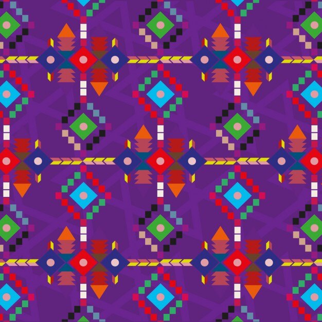 Free Vector fabric pattern design