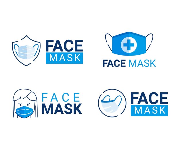 Face mask logo collection