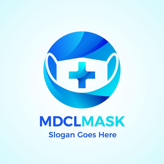 Face mask logo template