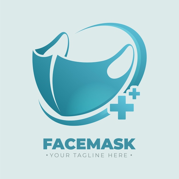 Face mask logo template