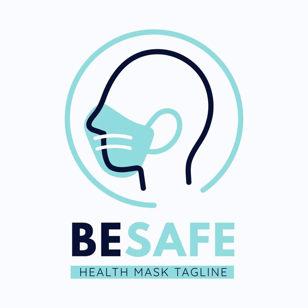 Face mask logo template