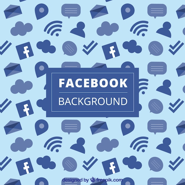 Free vector facebook element background