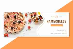 Free vector facebook food restaurant cover design