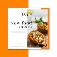 Free vector facebook food restaurant post