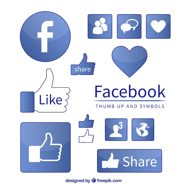 Facebook icon symbols