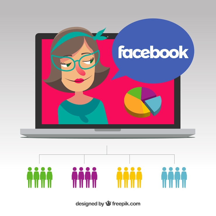 Free Vector facebook influencer background