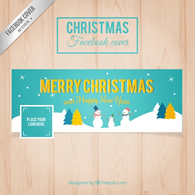 Facebook turchese copertina christmas