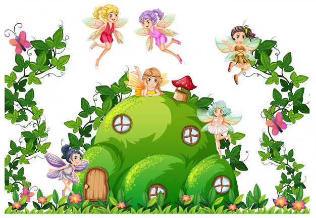 Fairy at the hill house