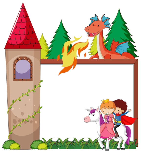 Fairy tale banner template