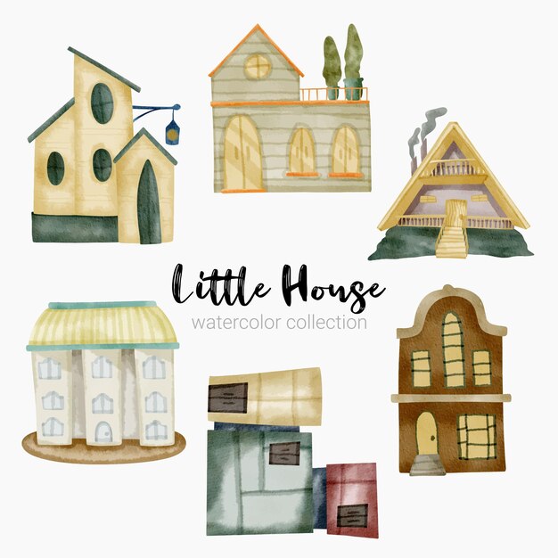 Fairy tale houses Fantasy forest cabin Imagination village