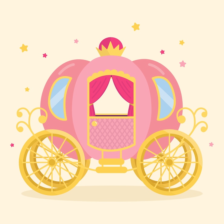 무료 Vector 동화 마차 그림