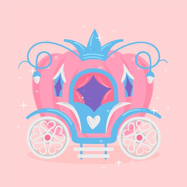 Fairytale carriage illustration