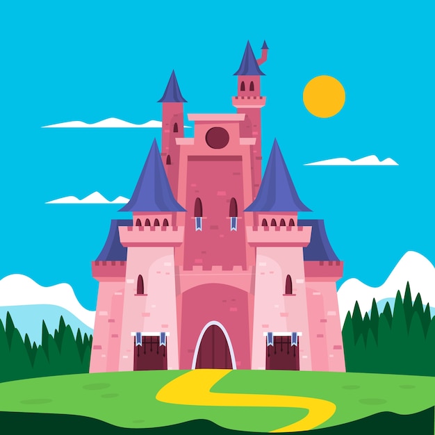 Fairytale castle concept