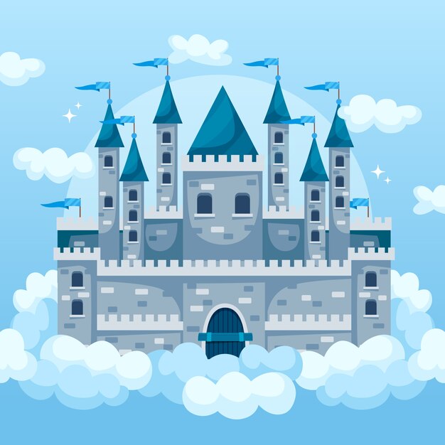 Сказочный волшебный замок