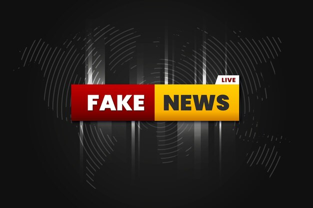 Fake news background design