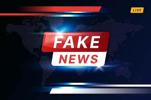 Fake news broadcast design